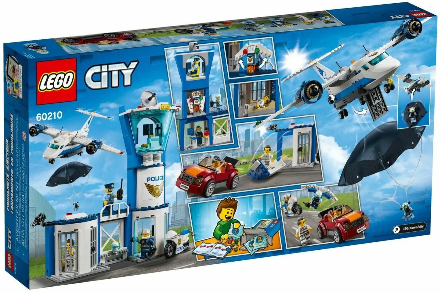 LEGO 60210 City Sky Police Air Base Building Kit (529 Pieces) - LEGO
