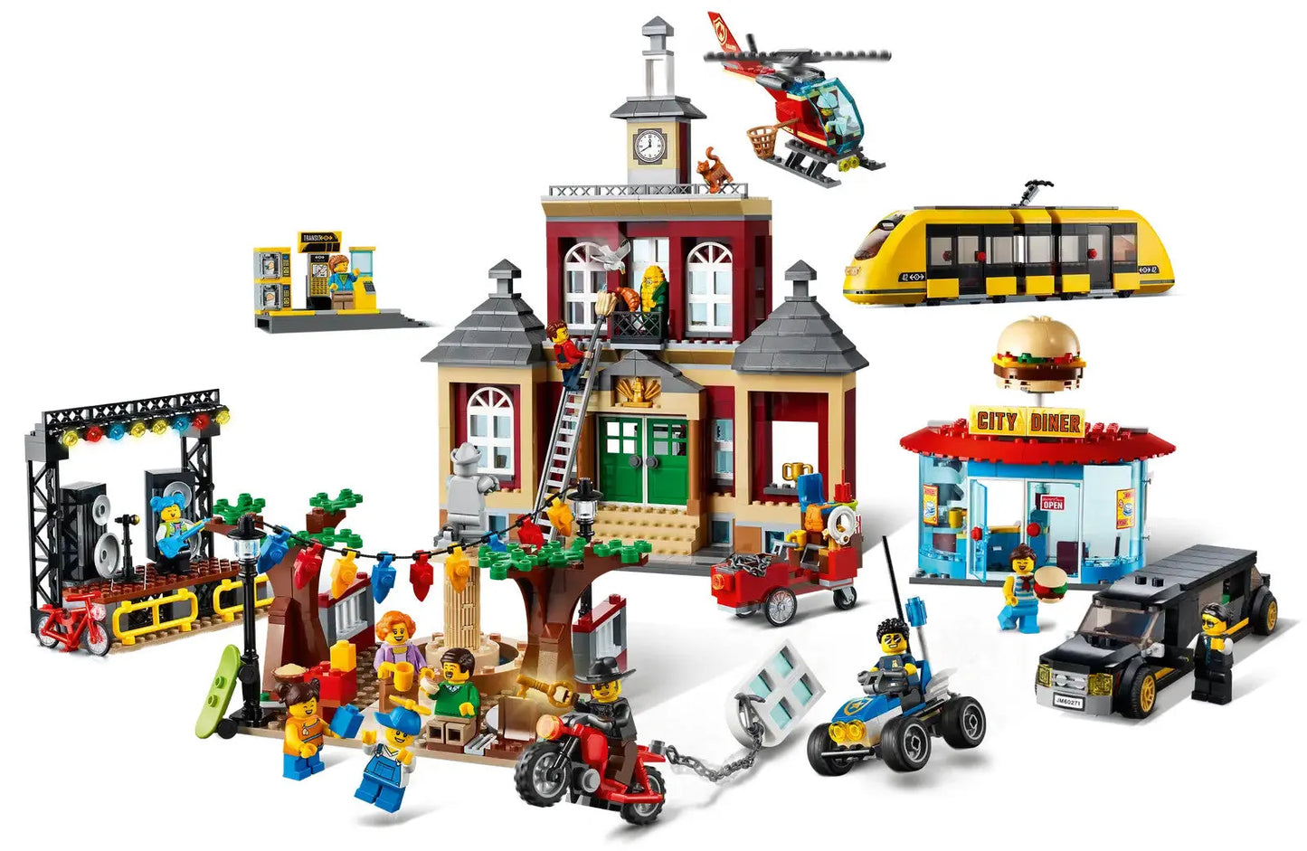 LEGO 60271 Main Square City (1517 Pieces) - LEGO