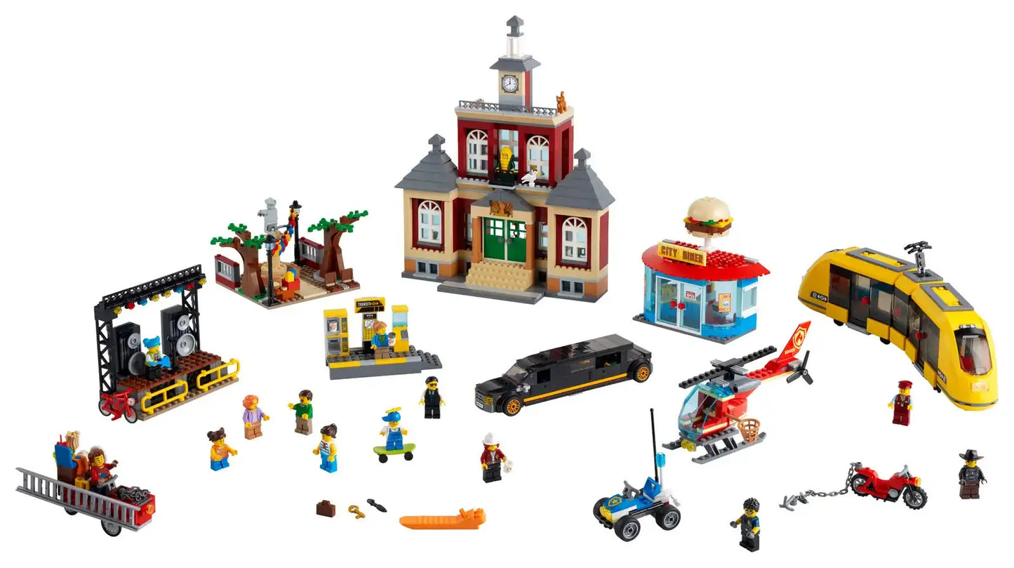 LEGO 60271 Main Square City (1517 Pieces) - LEGO