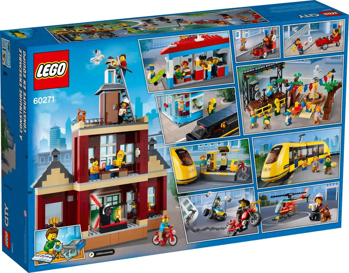 LEGO 60271 Main Square City (1517 Pieces) - LEGO