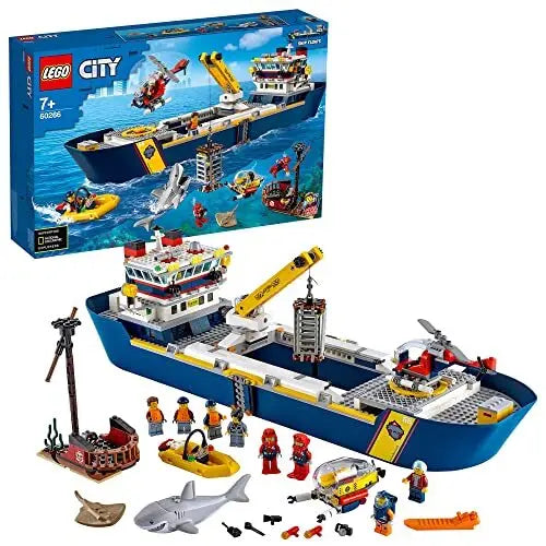 LEGO 60266 City Sea Expedition Undersea Exploration Ship Ages for 7+ (745 Pieces) -  LEGO