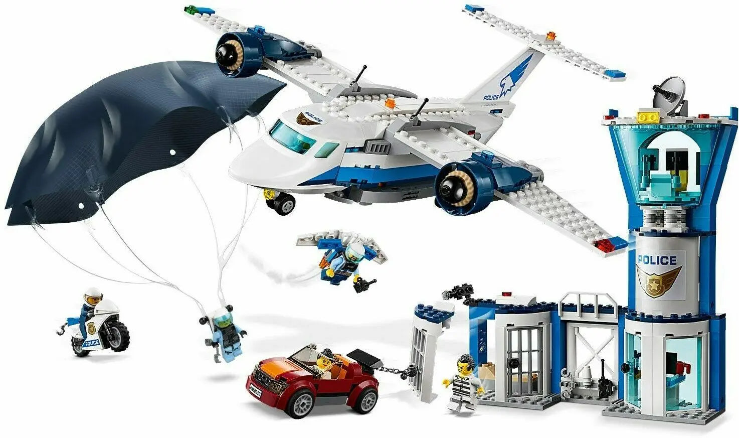 LEGO 60210 City Sky Police Air Base Building Kit (529 Pieces) -  LEGO